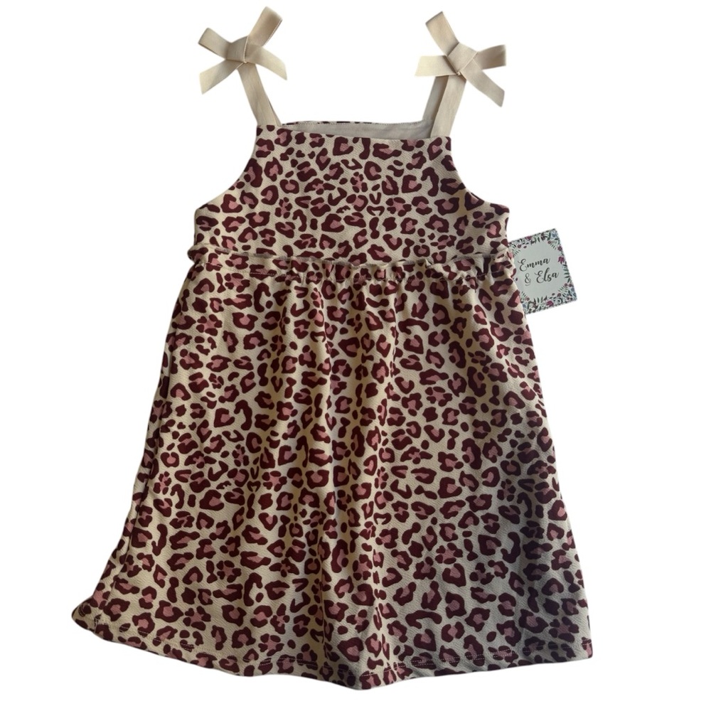 Girls Leopard Print Dress Size 6x